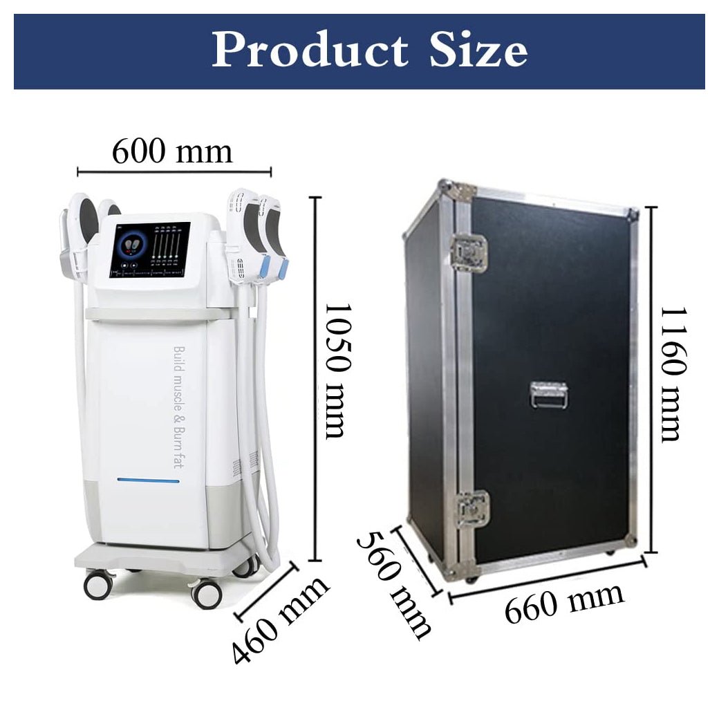 Premium 4-Handle Body, Abdomen And Buttock Muscle Shaping Machine With Trolley (SAK71463)