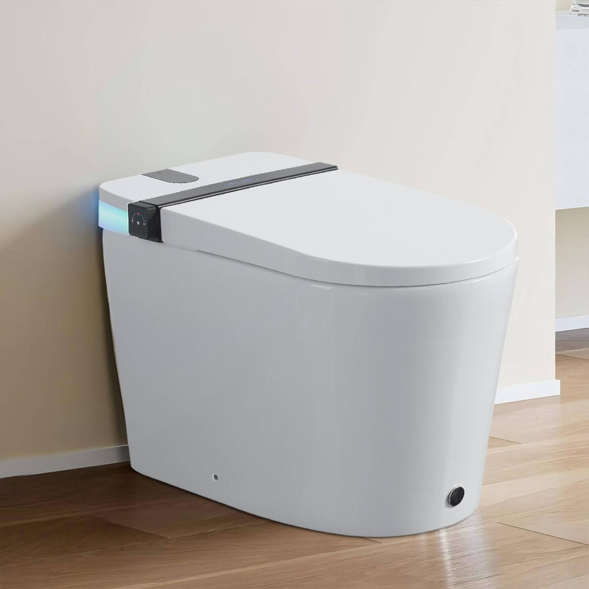 Nuvia Premium Smart Toilet With Bidet Seat LED Display & Night Light (SAK81465)