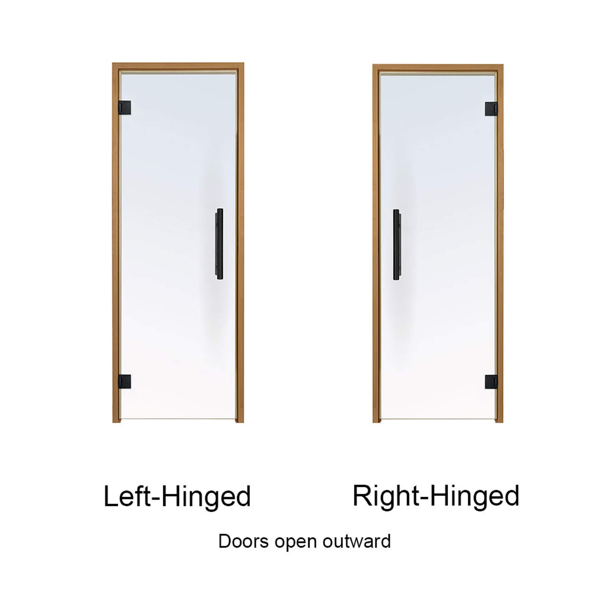 Prosaunas 24X81 Thermo-Aspen Prehung Tinted Glass Sauna Door (SAK51863)